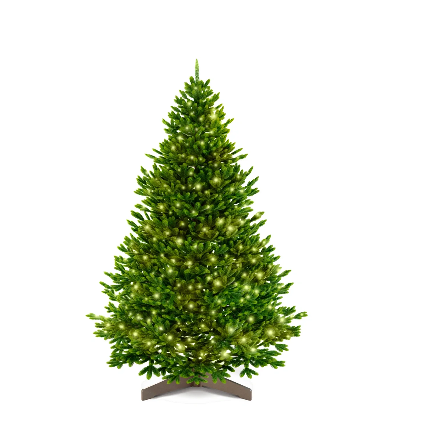 ArtiTree - Weihnachtsbaum „Premium Tanne“ – 120 cm • Mit LED-Holzständer