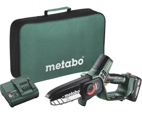 Akku Gehölzschneider / Minikettensäge Metabo MS 18LTX 15 SET