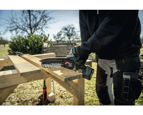 Akku Gehölzschneider / Minikettensäge Metabo MS 18LTX 15 SET