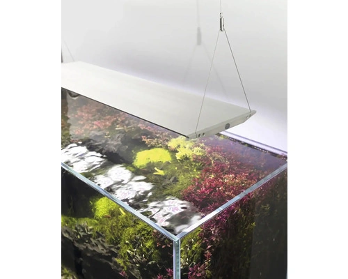 Aquariumbeleuchtung AQUAEL Ultra Slim 90 LED – 90 W, ca. 87 cm, silber