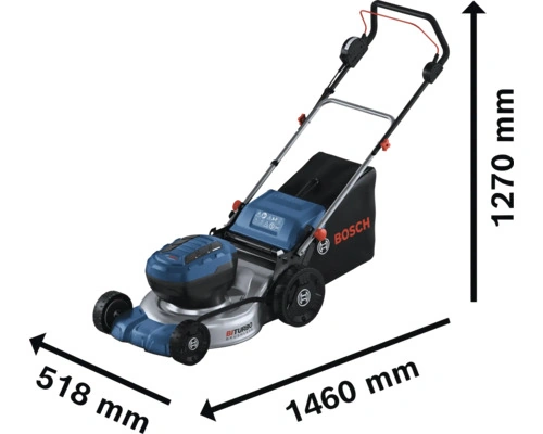Akku Rasenmäher Bosch Professional BITURBO GRA 18V2-46 (ohne Akku & Ladegerät)