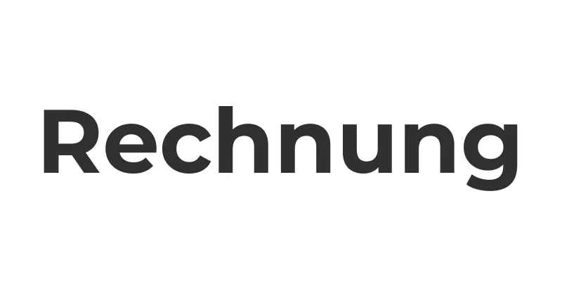 Rechnung