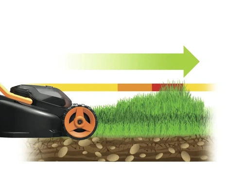 Akku-Rasenmäher WORX 40V (2 x 20V) 34cm WG779E