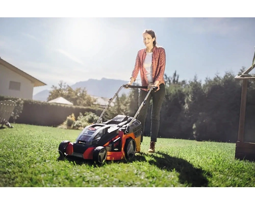 Akku Rasenmäher EINHELL Power-X-Change GE-CM 43 Li M inkl. Mulchkit – 2x18V / 4 Ah