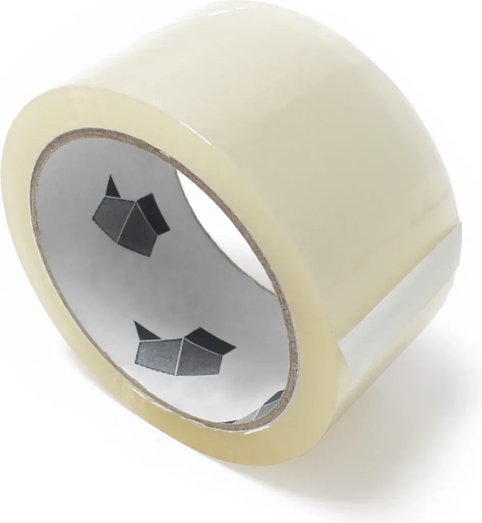 Paketklebeband Typ 305K – leise abrollend, transparent, 45 µm, 50 mm × 66 m