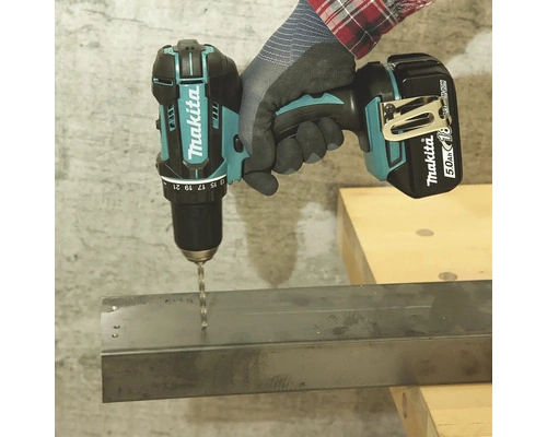 Akku-Bohrschrauber Makita DDF482RFJ 18 V inkl. 2 Akkus (3,0 Ah), Ladegerät & MAKPAC-Systemkoffer