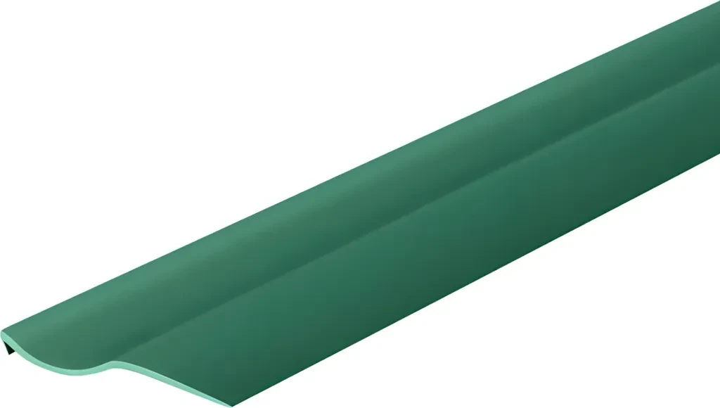 QUEST Sichtschutz-Spaltleiste aus PVC – flexibel, UV-beständig, grün