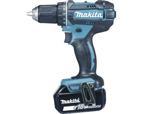 Akku-Bohrschrauber Makita DDF482RFJ 18 V inkl. 2 Akkus (3,0 Ah), Ladegerät & MAKPAC-Systemkoffer